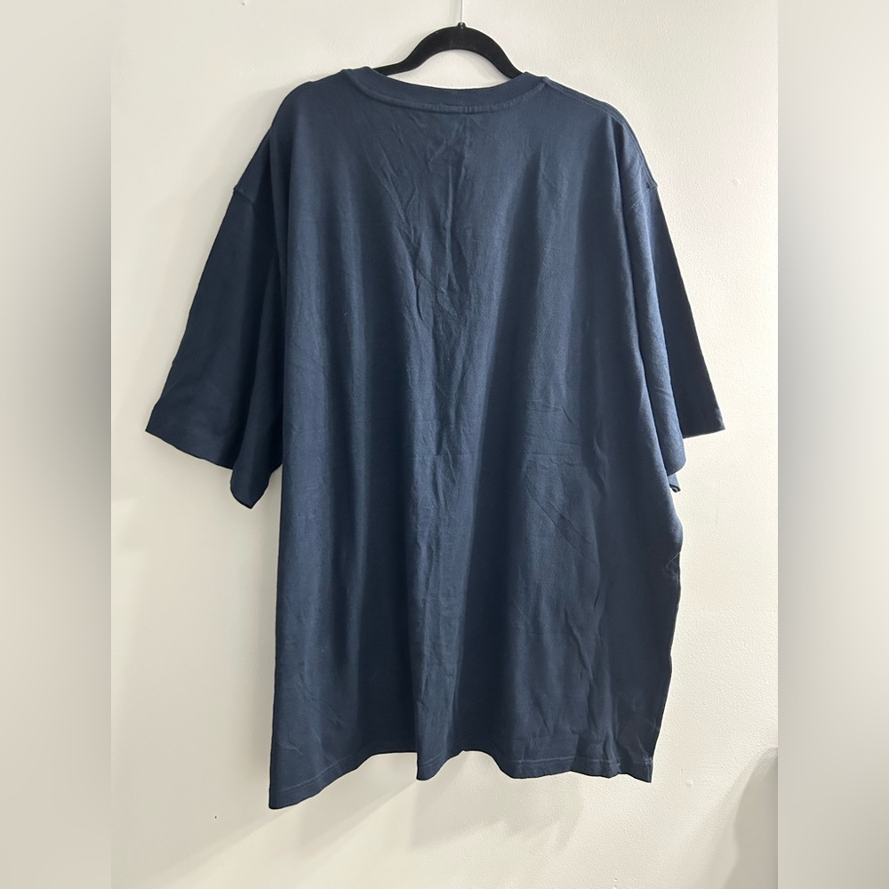 NWT Carhartt mens Workwear Pocket Henley Shirt loose fit navy - Picture 4 of 6